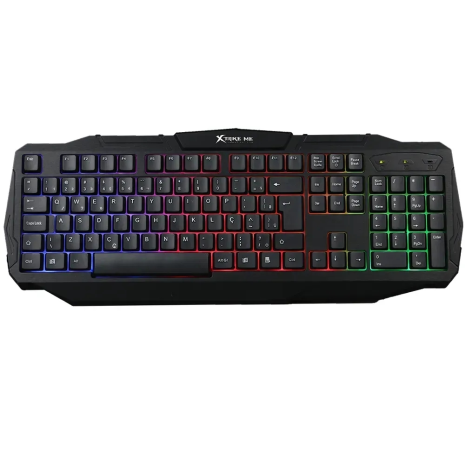 Дротова ігрова клавіатура XTRIKE ME Gaming KB-302, UA, RU, ENG розкладка, USB2.0, 1.5m, black