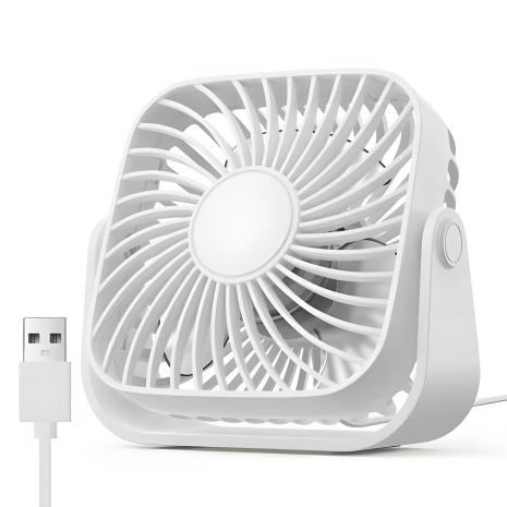 USB-вентилятор TOPK K52 (8.5cm, 3 уровня скорости, USB 5V 1m, 5W, 360°) белый USB-вентилятор TOPK K52 (8.5cm, 3 уровня скорости, USB 5V 1m, 5W, 360°) белый