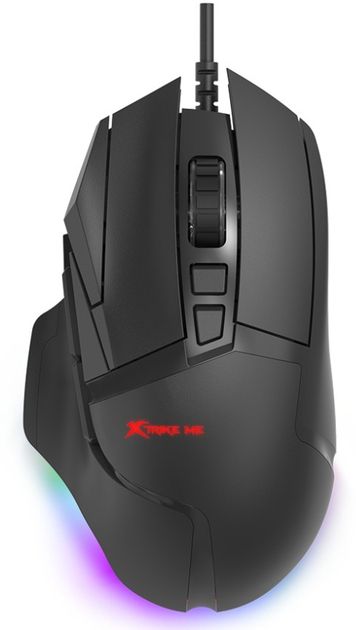 Мышь игровая XTRIKE ME GM-520 gaming mouse RGB |800-12800 6 step DPI, USB| black Мышь игровая XTRIKE ME GM-520 gaming mouse RGB |800-12800 6 step DPI, USB| black