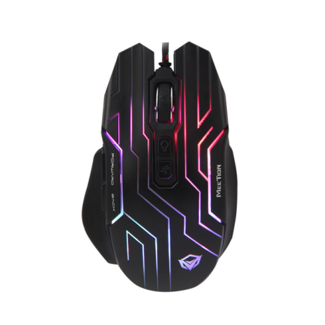 Мышь MEETION Backlit Gaming Mouse RGB MT-GM22 black