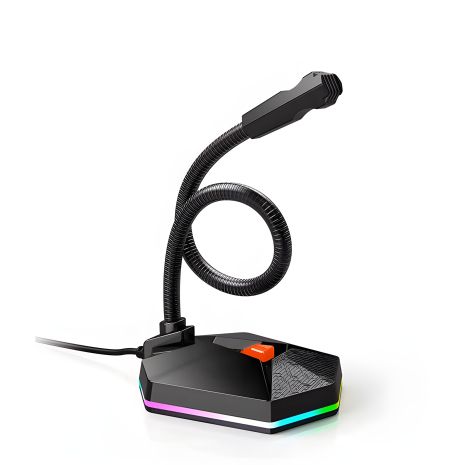 MeeTion MT-MC13 RGB Игровой микрофон |USB| черный