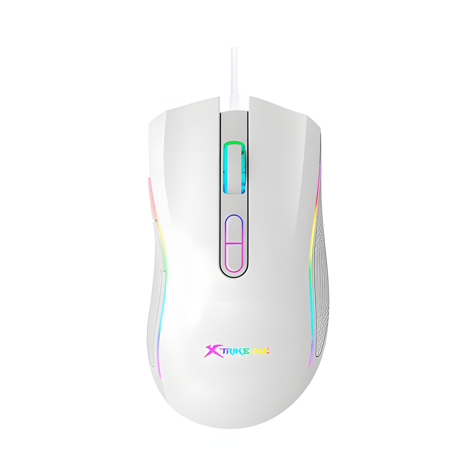 Програмована дротова миша XTRIKE ME GM-314 WH, 800-7200 dpi, USB, 1.5m, біла Програмована дротова миша XTRIKE ME GM-314 WH, 800-7200 dpi, USB, 1.5m, біла
