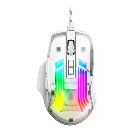 Мышь игровая XTRIKE ME programmable GM-319 wired mouse |1200-7200 6 step dpi| white