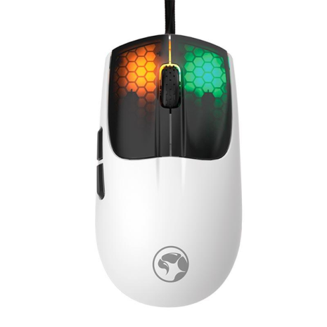 Дротова ігрова миша MARVO Wired Programmable Gaming Mouse M727, 1200-12400dpi, USB, 1.5m, white Дротова ігрова миша MARVO Wired Programmable Gaming Mouse M727, 1200-12400dpi, USB, 1.5m, white