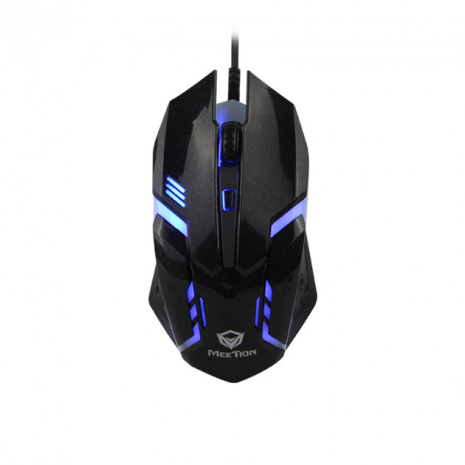 Дротова миша MEETION Backlit Gaming Mouse RGB MT-M371, 800-1600DPI, USB, 1.5m, black Дротова миша MEETION Backlit Gaming Mouse RGB MT-M371, 800-1600DPI, USB, 1.5m, black