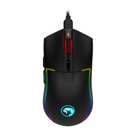 MEETION дротова миша Backlit Gaming Mouse RGB MT-M371, 800-1600DPI, USB, 1.5m, чорна MEETION дротова миша Backlit Gaming Mouse RGB MT-M371, 800-1600DPI, USB, 1.5m, чорна