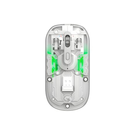 MARVO Wireless Gaming Mouse M808W, 2.4G, BT5.1, 1000-1600dpi, transparent