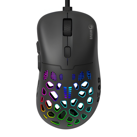 MARVO Wired Programmable Gaming Mouse G946, USB, 400-3200/10000dpi, 1.8m, black