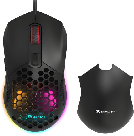 XTRIKE ME GM-316W Wired Gaming Mouse, 800-7200 6 Step DPI, USB, 1.5m, black XTRIKE ME GM-316W Wired Gaming Mouse, 800-7200 6 Step DPI, USB, 1.5m, black
