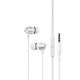 USAMS EP-42 US-SJ475 In-ear Wired Earphone, 3.5mm, 1.2m, білий
