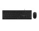 MEETION Combo 2in1 Keyboard, Mouse USB Corded MT-C100, чорний