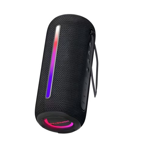 Компактна колонка HOPESTAR P39 LED, IPX6, BT5.1, AUX, USB, TF, 20W, 3000mAh, 5-10h, Black