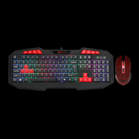XTRIKE ME MK-503 Gaming Combo 2in1 (Keyboard with UA/RU/ENG Layout/Mouse) Black XTRIKE ME MK-503 Gaming Combo 2in1 (Keyboard with UA/RU/ENG Layout/Mouse) Black