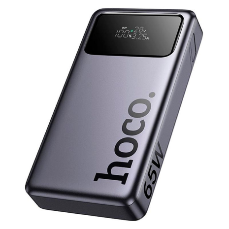 Повербанк HOCO Q40 25000mAh Leader power bank with digital display dark |1USB/2Type-C, PD/QC, 65W/3A| grey