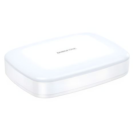 Borofone DBT07 Power Bank: 10000mAh, 10W, 2USB, Type-C, MicroUSB, White