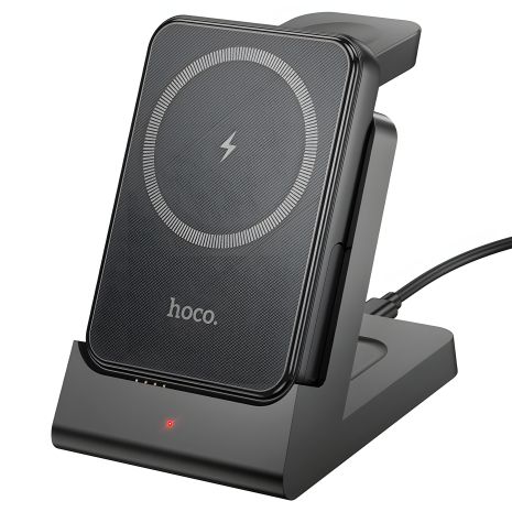 HOCO J149 Victory Magnetic Power Bank: 3-in-1, 5000mAh, 1Type-C, PD, QC, 20W, 3A, Black HOCO J149 Victory Magnetic Power Bank: 3-in-1, 5000mAh, 1Type-C, PD, QC, 20W, 3A, Black