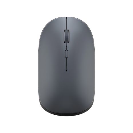 WiWU WM104 Wireless Mouse: 2.4G+Bluetooth 5.0, 1000-1600DPI, 450mAh, 30d, Grey