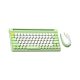 Клавіатура та Миша Fantech Go WK897 Wireless, 2.4G, BT, 800-1600DPI, Зелений