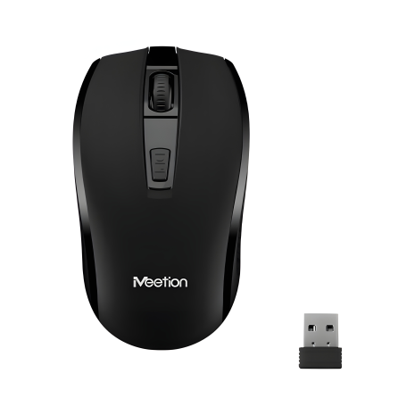 MeeTion Бездротова миша MT-R560, 2.4G, 1хАА, 800-1600DPI, чорна