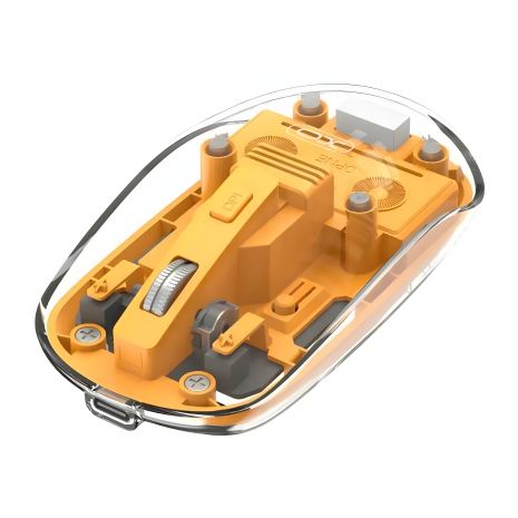 XO Бездротова миша M12 Bluetooth+2.4G, 1200DPI, 300mAh, 30h, жовта