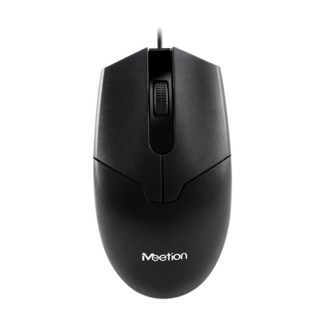 Дротова комп'ютерна миша MEETION M360, RGB, 1000DPI, USB, 1.5m, black