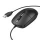 BOROFONE Дротова миша BG17, 800-1200-1600DPI, USB, 1.4m, чорна