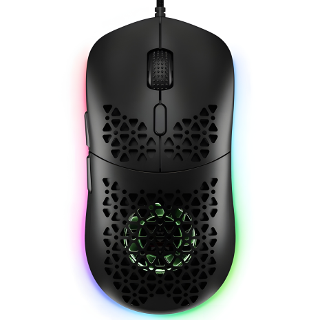 Ігровий миш дротовий ONIKUMA CW911, 1200-7200DPI, USB, 1.5m, чорний