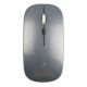 Миша бездротова JEQANG JW-AP01, BT5.1, 2.4G, 800-1600DPI, 500mAh, сталевого кольору