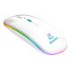 Миша бездротова JEQANG JW-AP02 led, 800-1600DPI, 2.4G, 2xAAA, біла