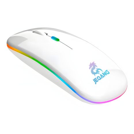 JEQANG JW-AP02 LED Беспроводная Мышь Белая