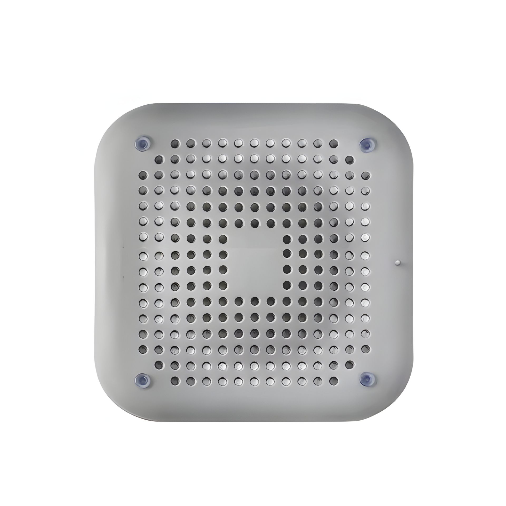 Силиконовая Решетка для Слива Ванны и Раковины с Присосками 145x145mm Серая Силиконовая Решетка для Слива Ванны и Раковины с Присосками 145x145mm Серая