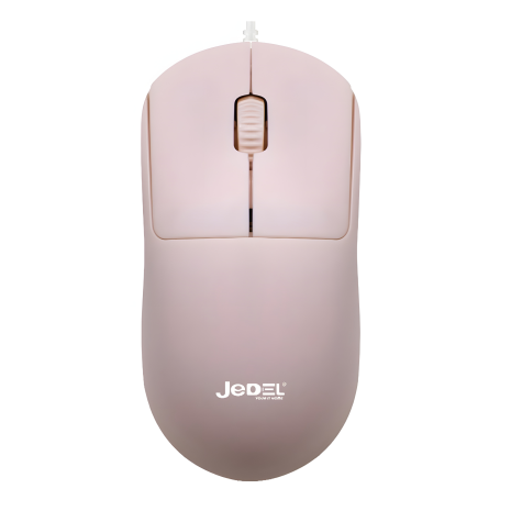 Миша дротова Jedel CP89, 1000DPI, USB, 1.35м, рожева