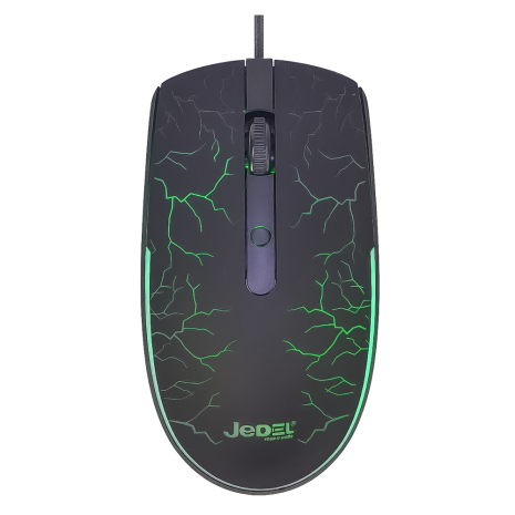 Дротова комп'ютерна миша Jedel M81, 800-1600DPI, USB, 1.2m, чорна