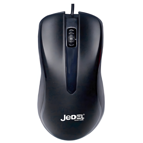 Комп'ютерна дротова миша Jedel CP71, 1000DPI, USB 1.35m, чорна