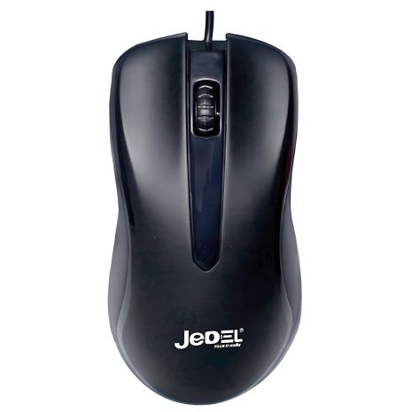 Комп'ютерна дротова миша Jedel CP71, 1000DPI, USB 1.35m, чорна