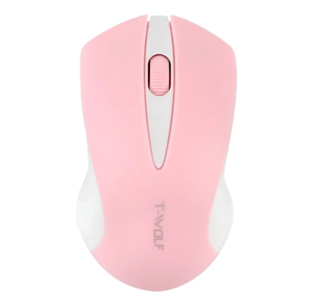 Wireless Миша T-Wolf Q2 2.4G Рожевий Wireless Миша T-Wolf Q2 2.4G Рожевий