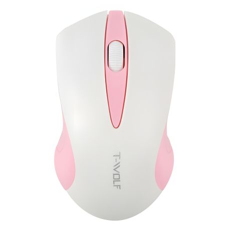 Миша TWolf Q2, бездротова 2.4G, 1000DPI, 1xAA, біла