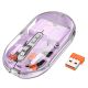 Розумна бездротова мишка HOCO GM35 dual-mode, 2.4G + BT, 800-1600DPI, 300mAh, фіолетова