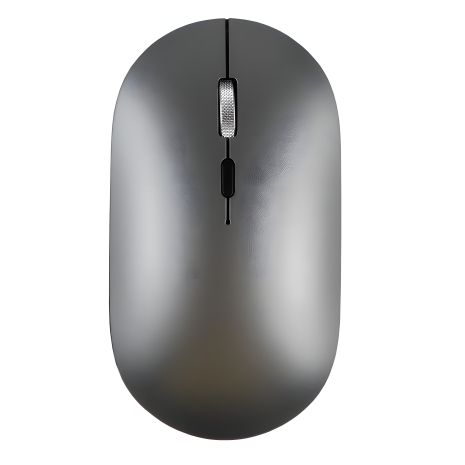 Rechargeable миша TWolf X2, бездротова, 2.4G, 1000-1600DPI, 500mAh, сірий