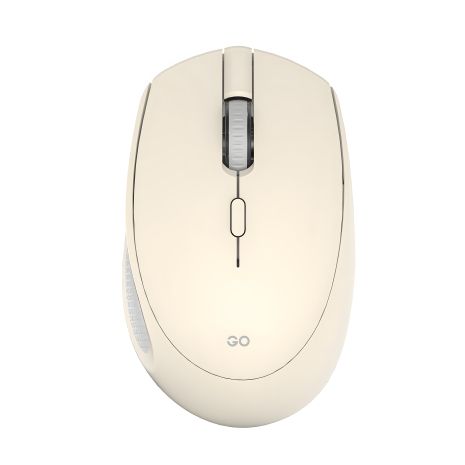 Безшумна бездротова миша Fantech W193, 2.4G, BT, 800-1600DPI, Бежевий