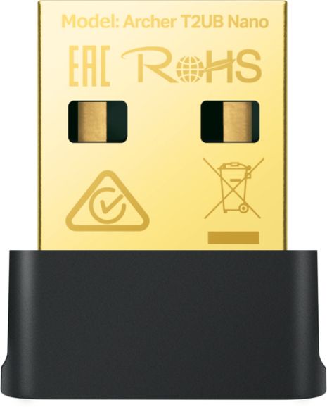 Wi-Fi адаптер TP-Link Archer T2UB Nano, BT4.2, 2.4G, 5G, USB2.0, 433mbps
