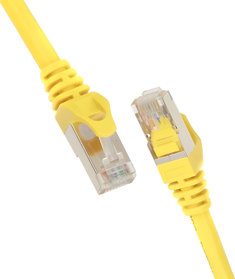 Cat 6 патч-корд 2E, UTP, RJ45, 26AWG, 7/0.16 Cu, 1.50 м, PVC, Жовтий