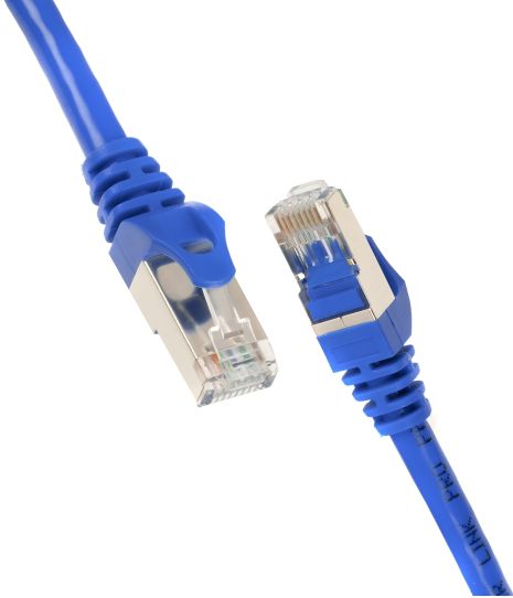 RJ45 2E патч-корд, Cat 6, UTP, 26AWG, 7/0.16 Cu, 1.50 м, PVC, Синій