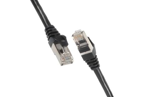 2E PAT6 патч-корд, UTP, RJ45, 26AWG, 7/0.16 Cu, 1.00 м, PVC, Чорний