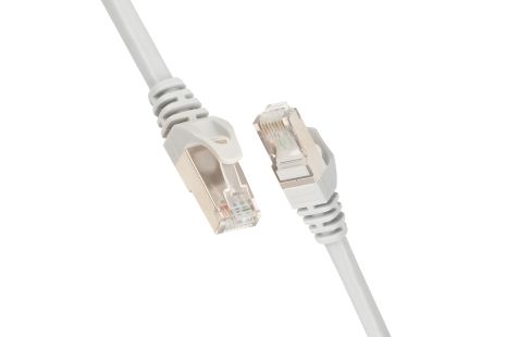 Патч-корд сірий 2E Cat 6, S-FTP екранований фольгою, RJ45, 4Х2 27AWG, 7/0.14 Cu, 1.50 м, PVC