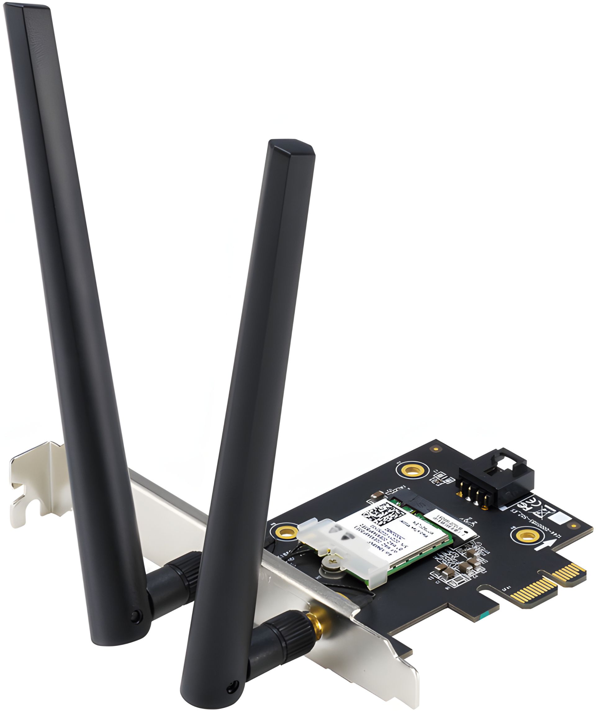 Wi-Fi адаптер ASUS PCE-AXE5400, BT5.2, 2.4G/5G/6G, Wi-Fi 6E, PCI Express x1 (90IG07I0-ME0B10) Wi-Fi адаптер ASUS PCE-AXE5400, BT5.2, 2.4G/5G/6G, Wi-Fi 6E, PCI Express x1 (90IG07I0-ME0B10)