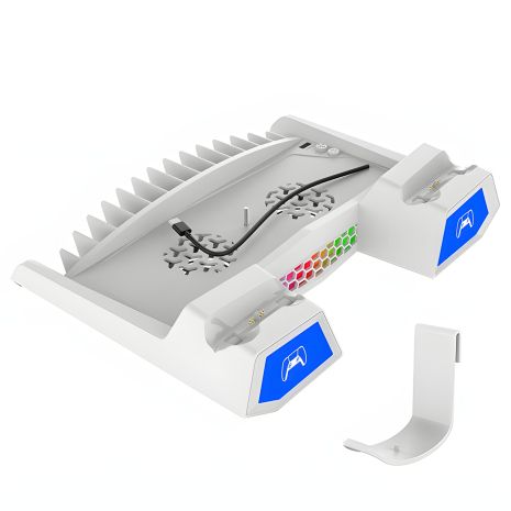 iPega PS5 Slim Host Color Multi-functional Seat Charge Dock PG-P5S023 white