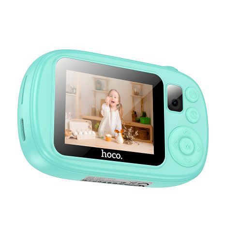 Дитячий фотоапарат Hoco DV205, 20MP, 720P, 600mAh, TF (до 64ГБ), блакитний