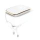 Сетевой адаптер Ldnio A2205 + USB кабель Type-C с сенсорным светом |2USB, 2.4A| белый