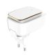Адаптер мережевий Ldnio A2205 + Type-C USB Cable Touch Light, 2USB, 2.4A, white